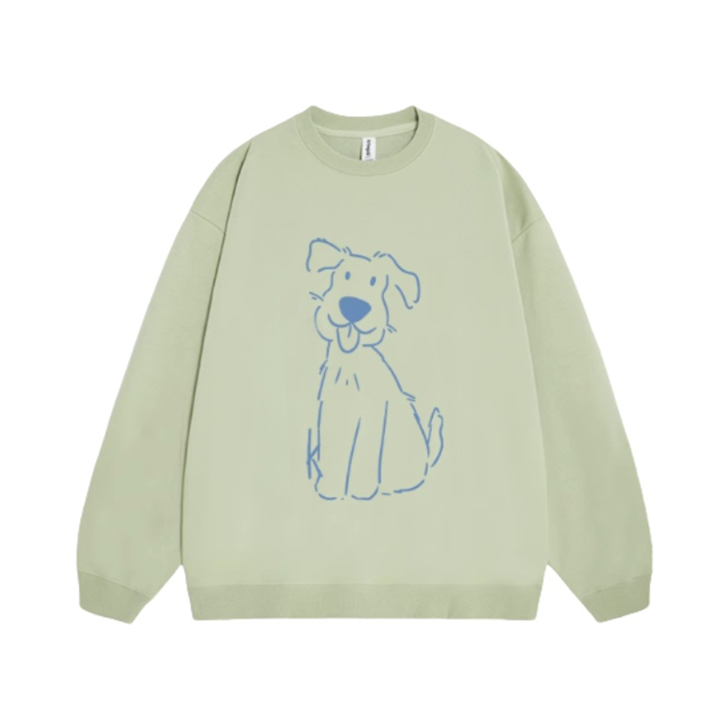 Puppy Print Fashion Sweatshirt