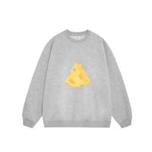 Cheese Creative Round Neck Sweatshirt
